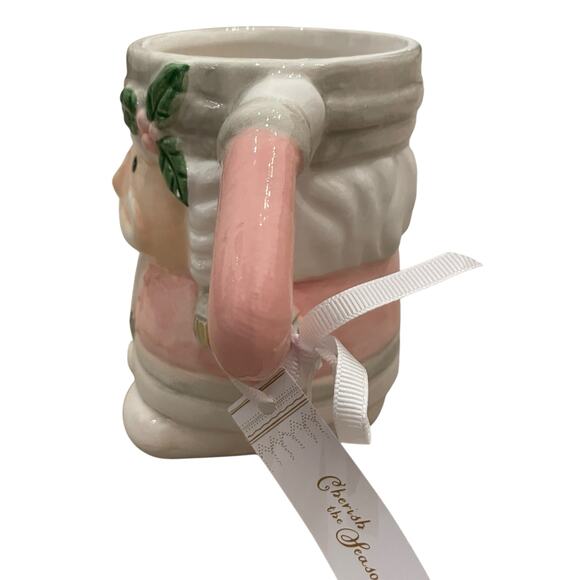 Pastel Pink Christmas Nutcracker Ceramic Mug, Adorable, 2023, NEW! - Picture 7 of 15